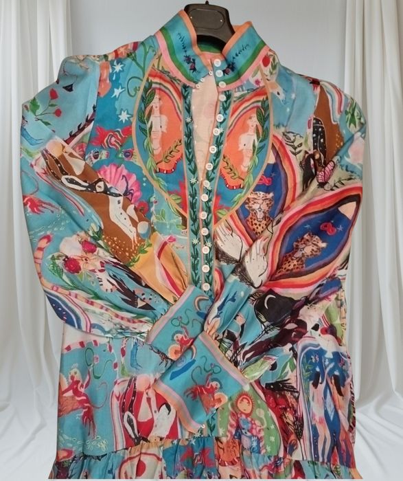 Цветна рокля в бохо стил