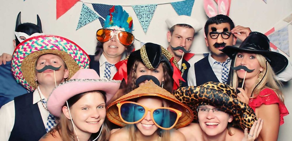 Fum greu cu gheață carbonica dansul mirilor - Cabina foto - Photobooth