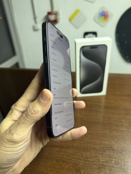 Vand Iphone 15 Pro Max 512Gb Titanium Black Full box