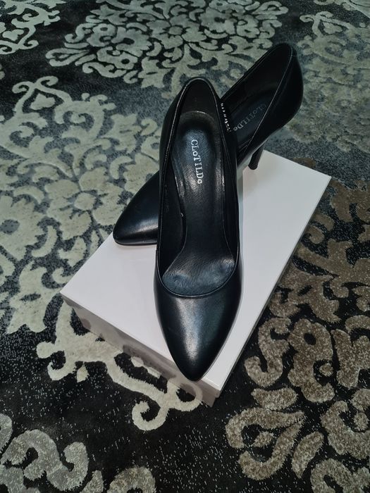 Туфли лодочки кожаные 37.р