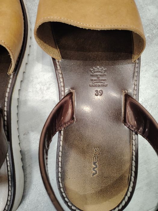 Оригинални Италиански сандали WEG от естествена кожа