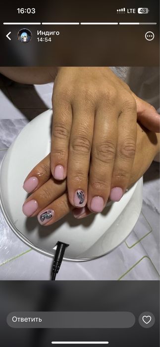 Маникюр, гель покрытие