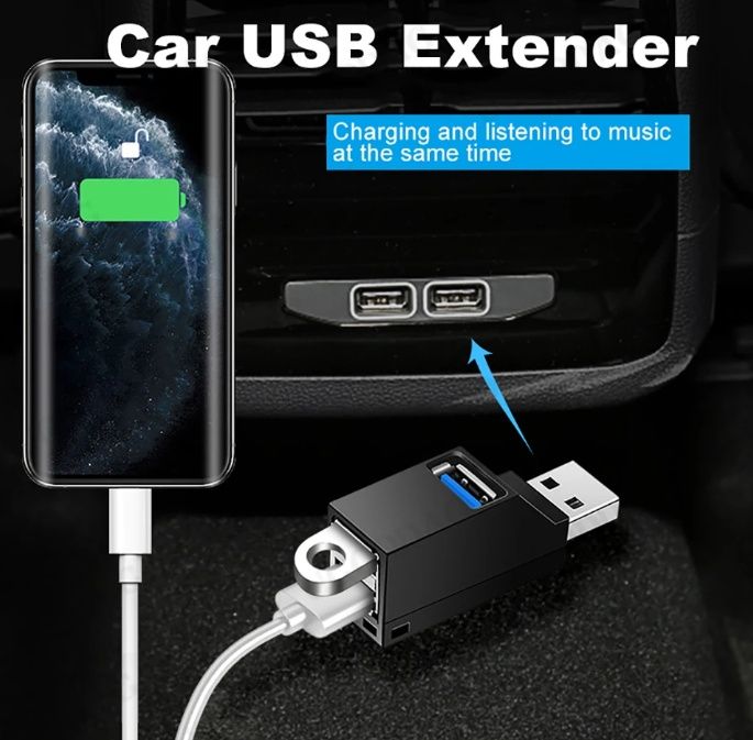 USB разветвитель 3 порта hub