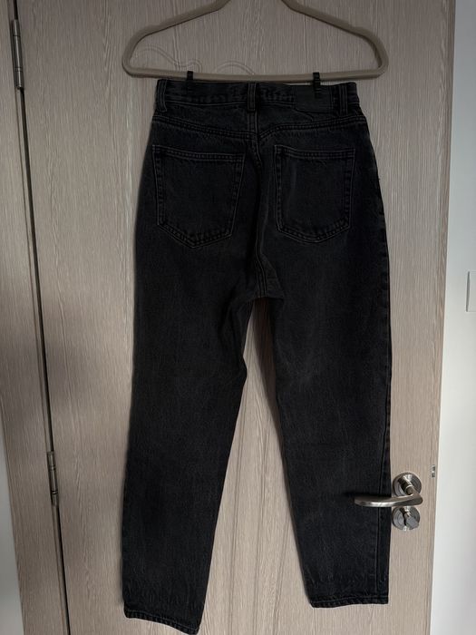 Черни дънки high waist Pull & bear