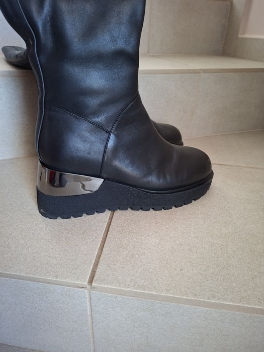 Дамски ботуши нови естествена кожа