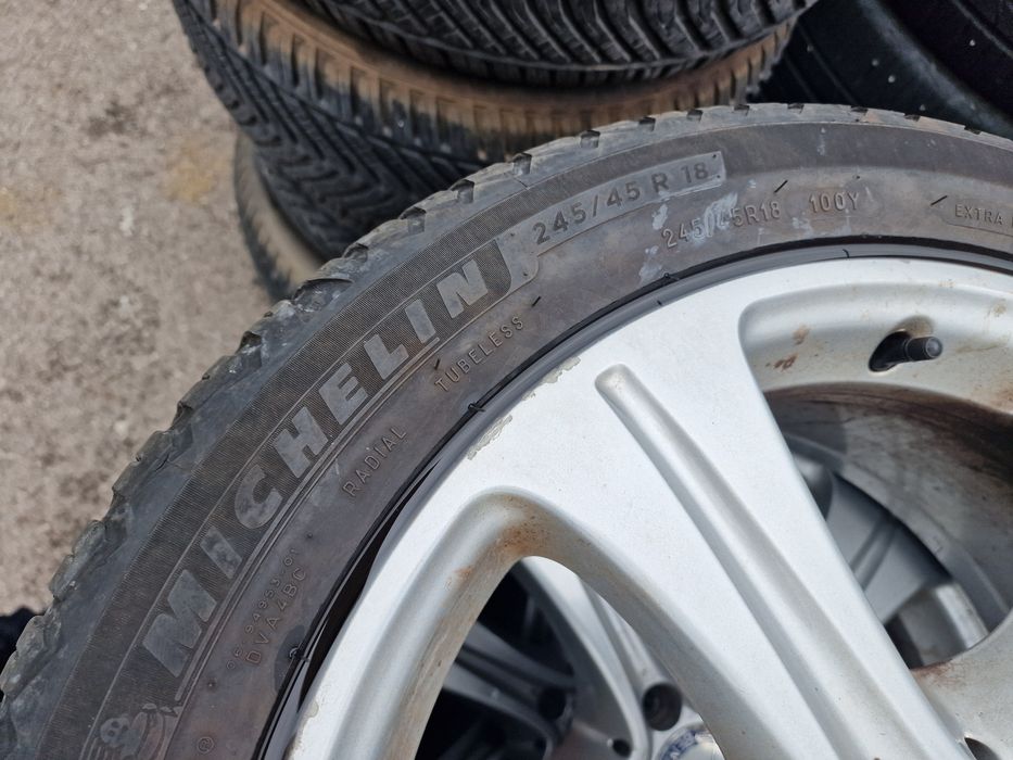 Гуми с Джанти за Mercedes E class W213 245/45 R 18 Michelin 2024 dot