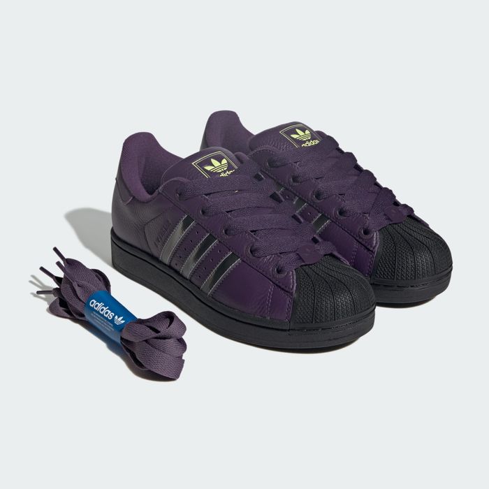 ADIDAS SUPERSTAR лилаво и сребърно