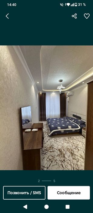 Аренда квартира Шайхонтохур Рувд тугрисида 3 хона новостройка берилади