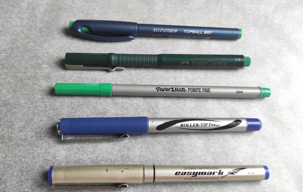 Химикали, писалки, тънкописци