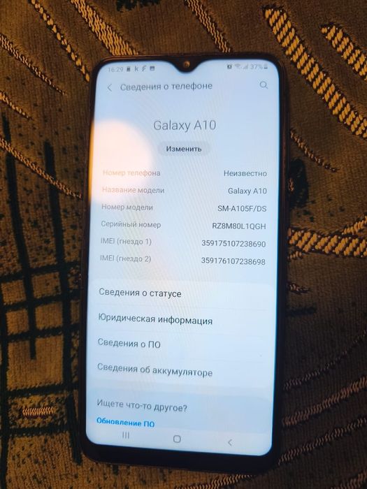 Samsung galaxy A10
