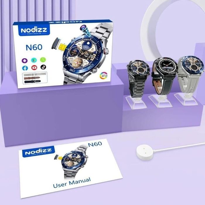 Smart Watch Nodizz N60, Nodizz N61, Super Amoled, Умный смарт часы