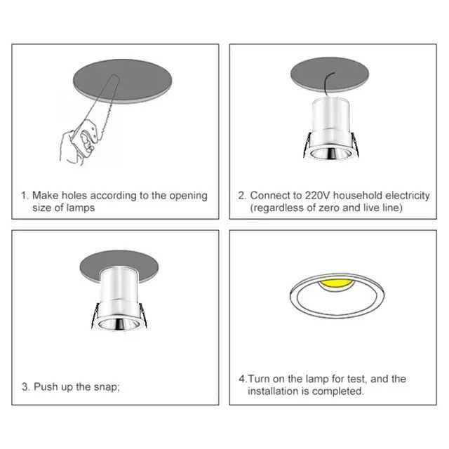 Professional 12W COB LED Spot Light SD47-75