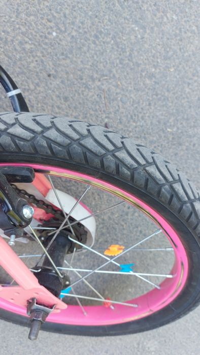 Bicicleta roti 16 roz copii fete hello girl fetita