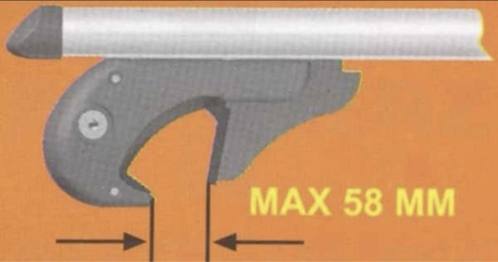 Напречни греди 135 см. Универсален багажник LUX