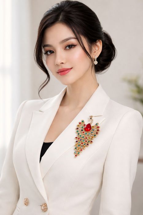 Брошь Павлин хит сезона