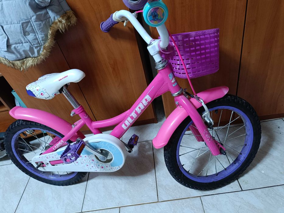 Детско розово колело