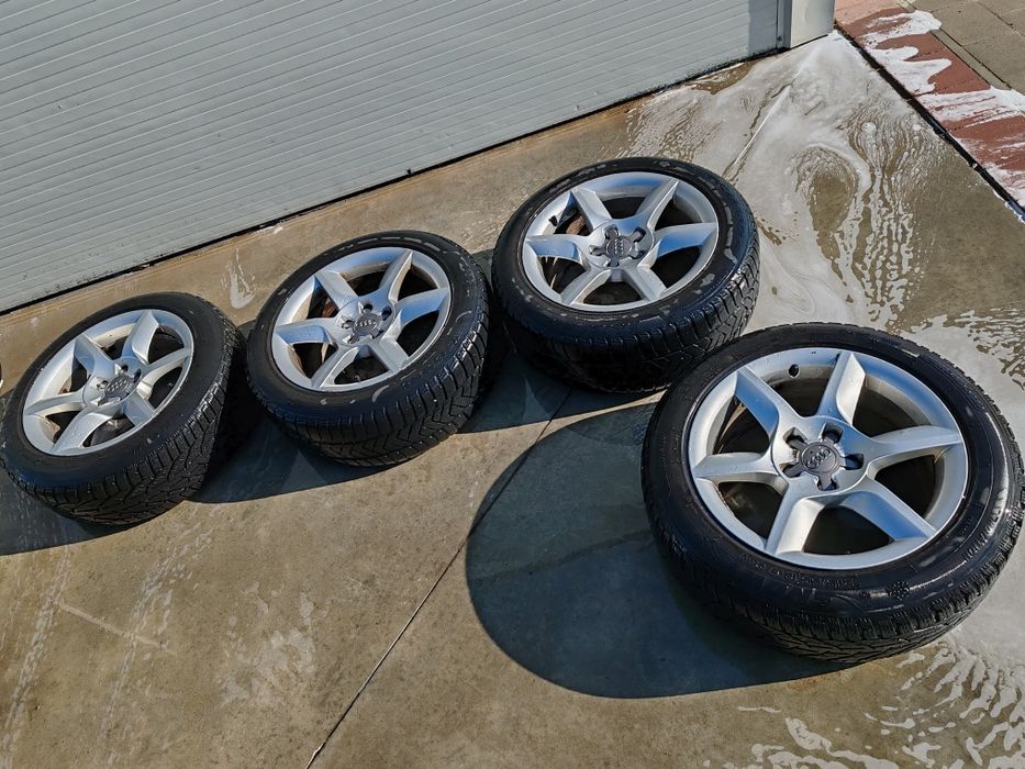 Jante Audi 5 112 17 cu anvelope de iarnă  215 55