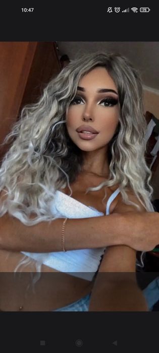 Парик  высокого качества, накладные волосы, шиньен