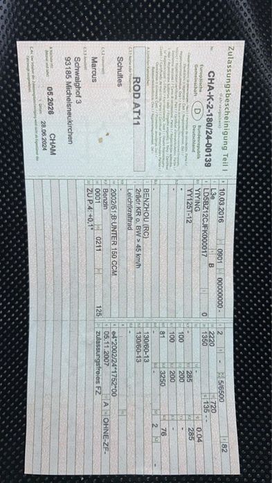 Vand scuter in stare perfecta