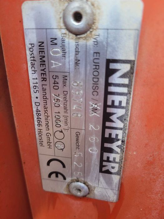 Cositoare rotativa Niemeyer 2.65