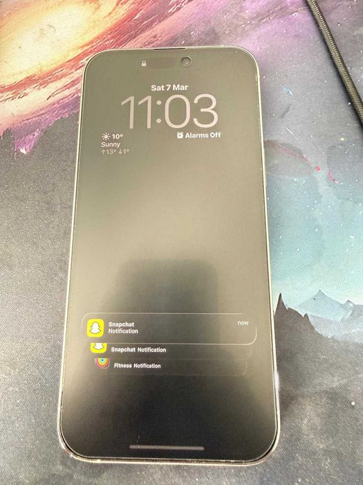 Iphone 14 pro max alb, 256, impecabil