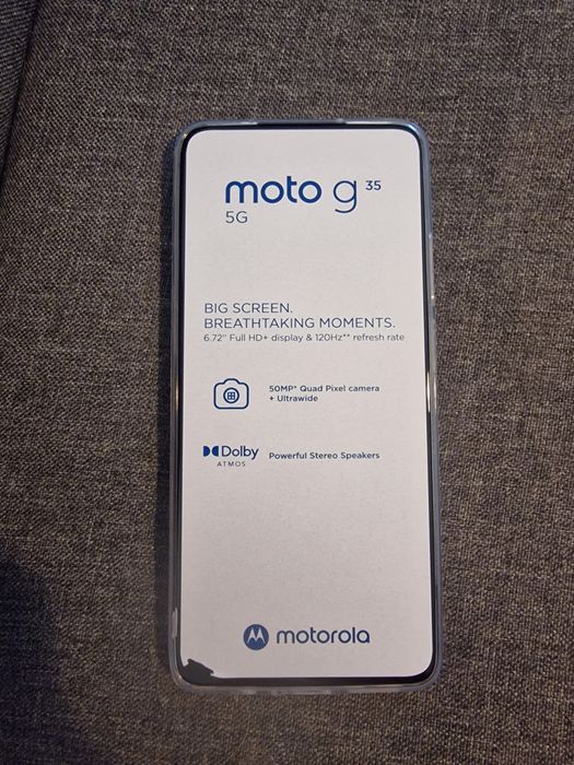 Мобилен телефон Motorola Moto g35, 5G Dual SIM, 4GB RAM, 256GB