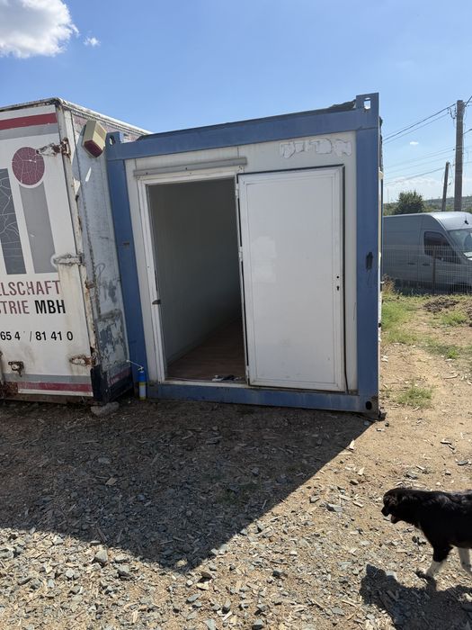 Container birou cu toaleta (Wc+chiuveta) 2.45 x 6.7