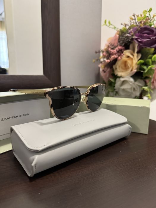 Kapten & Son/ Seoul Sand Tortoise Black дамски слънчеви очила