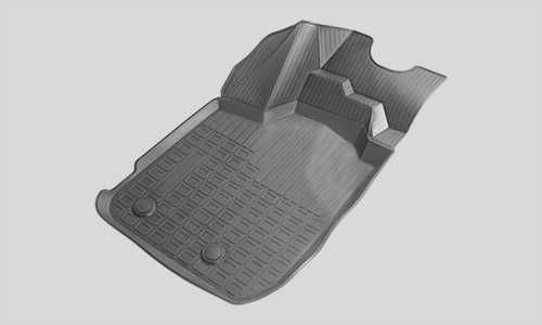 3D Резиновые коврики в салон Hyundai модельные, литьевые / вакуумные