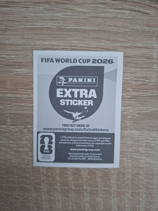 Son extra sticker panini wc 2026