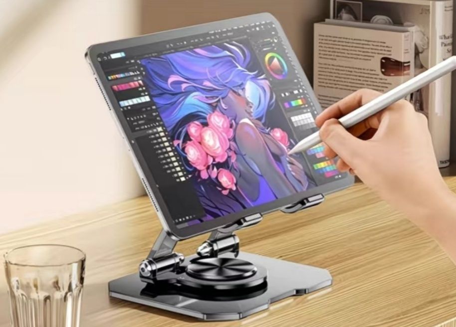 Подставка для планшета кронштейн из углеродного волокна стальная