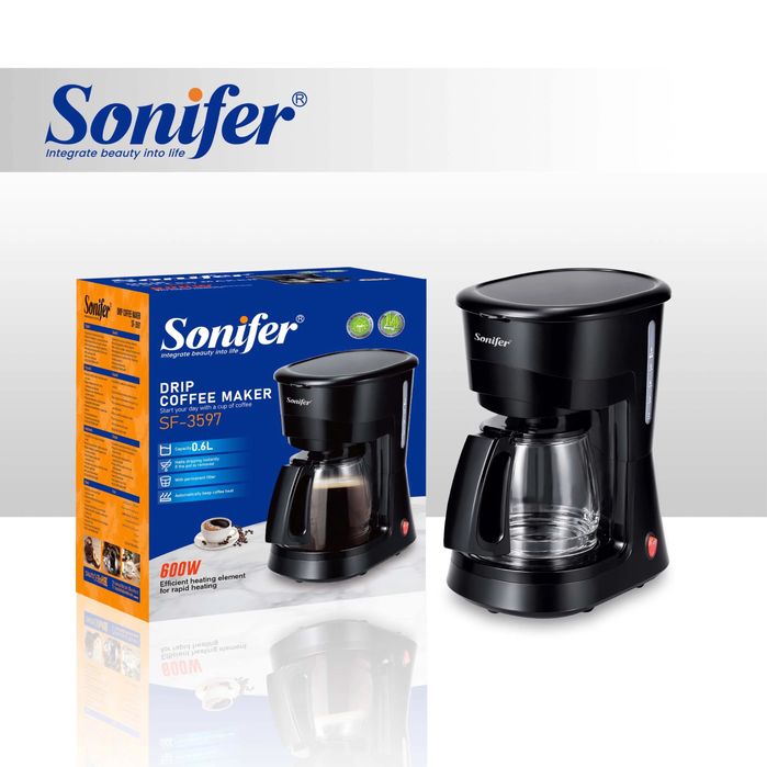 Электрическая капельная Кофеварка Sonifer SF-3597