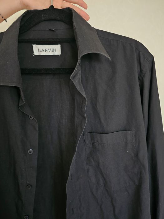 Мужская черная  рубашка поло