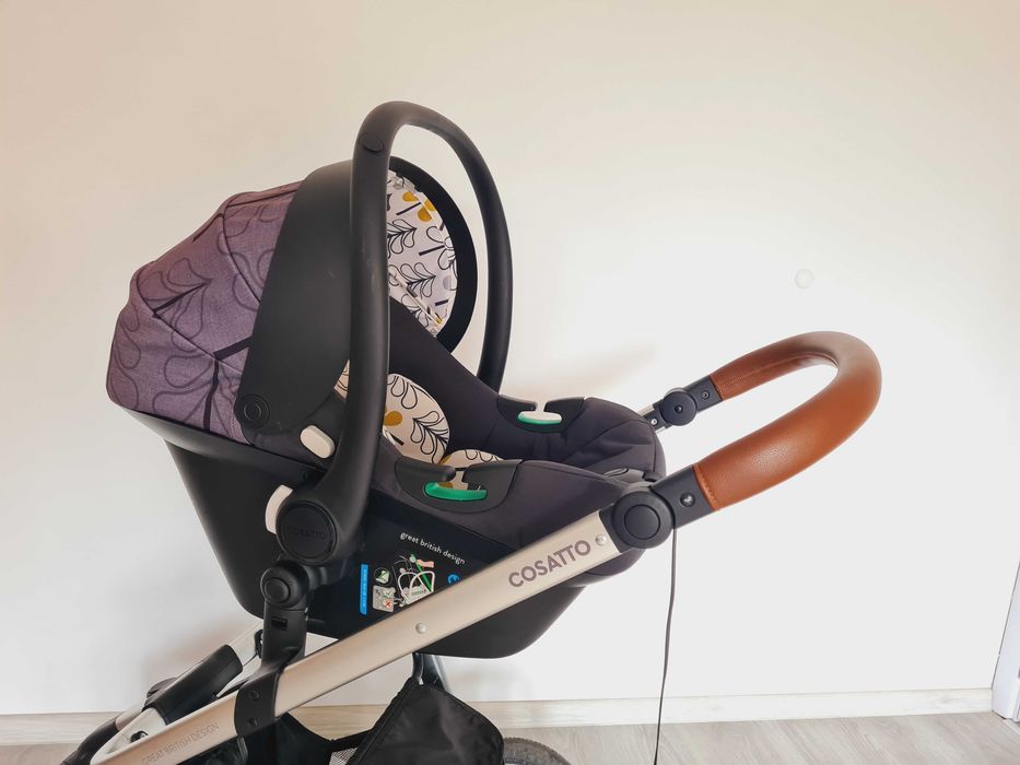 Cosatto Бебешка количка 3в1 Giggle Trail Fika forest с ISOFIX