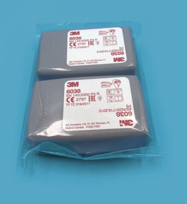 Mască 3M 6800 Vizieră + Doua filtre 3M 6038 p3 = 500 lei