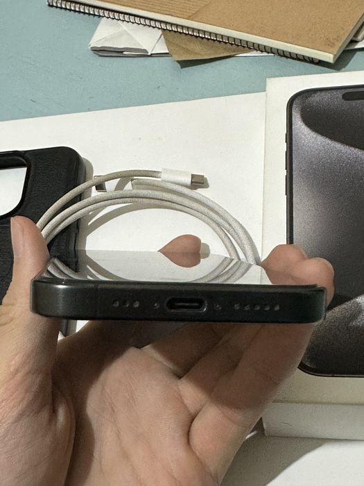 Айфон 15 про /iphone 15pro 8/256 86% чёрный титан