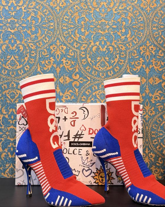 Оригинални дамски обувки на ток DOLCE & GABBANA 8L085 Rosso