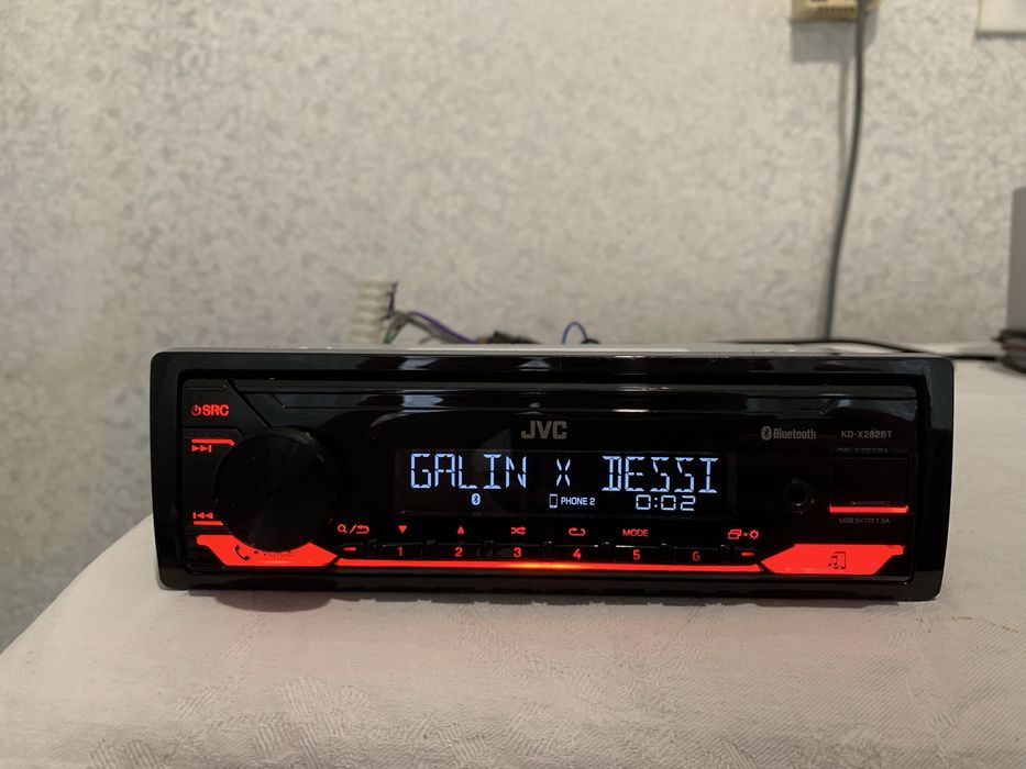 Авто радио JVC Bluetooth