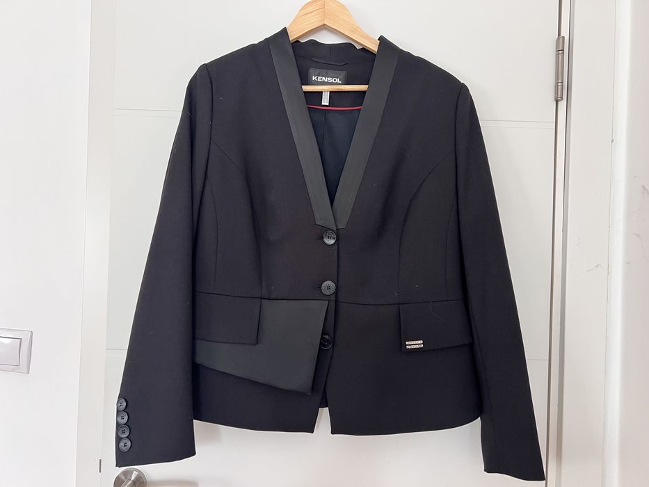 Черно дамско сако Kensol, без забележки