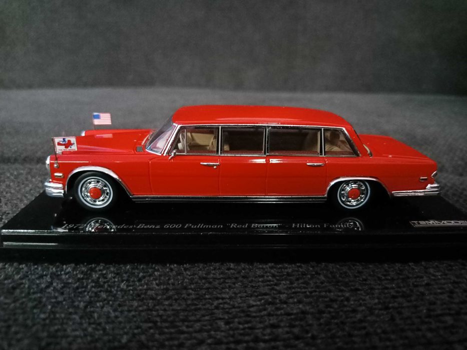 Mercedes-Benz 600 Pullman "Red Baron" - Hilton Family , 1:43 , нов