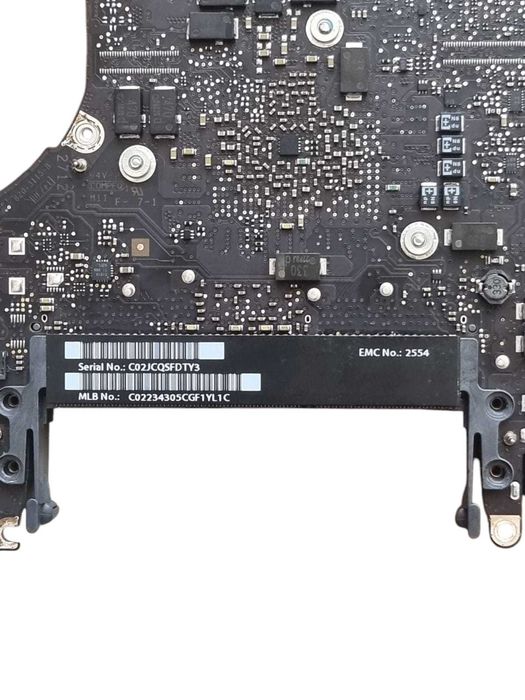 Placa de baza Apple MacBook Pro 13″ A1278, 2010, procesor, radiator