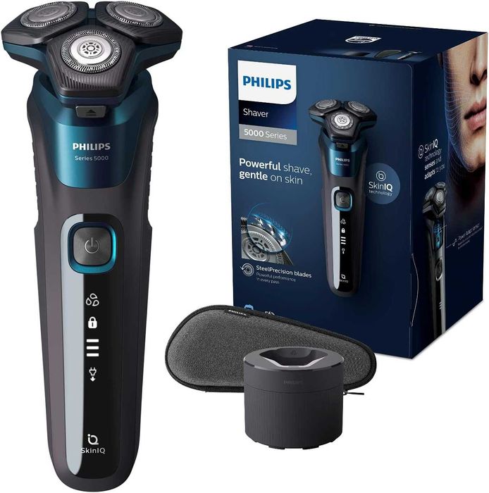 Електрическа самобръсначка Philips Shaver Series 5000 S5579/50 Wet & Dry -  НОВА ЗАПЕЧАТАНА-