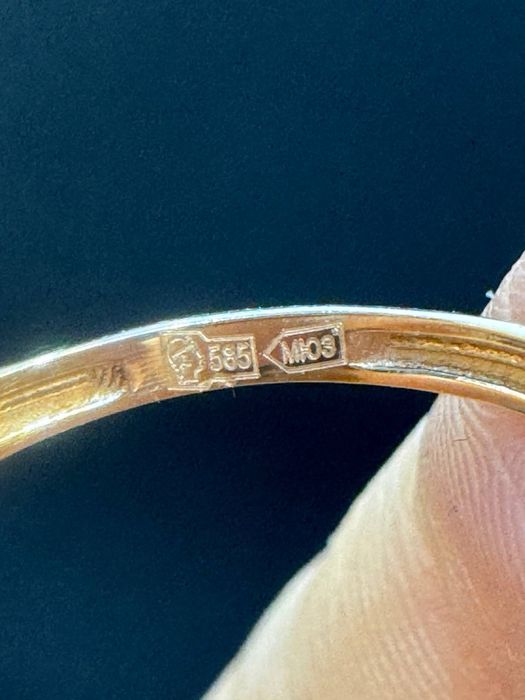 Золото 585  Кольцо