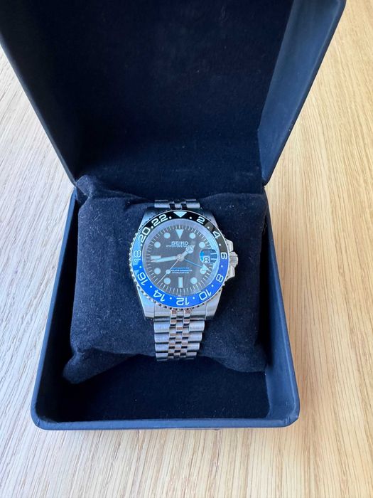 Атоматичен часовник Seiko Мod GMT-Master II Batgirl / Batman with Jubilee