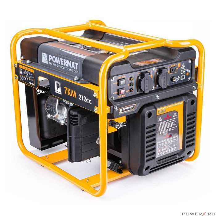 Generator Curent 220V, 3500W Inverter, cu stabilizator tensiune AVR, 7