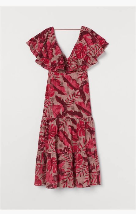 Rochie cu brodarie englezeasca Johana Ortiz  × HM
