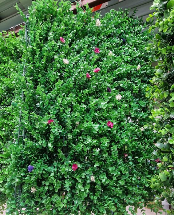 Panou verde decorativ artificial 60 x 40 cm  cu aspect natural