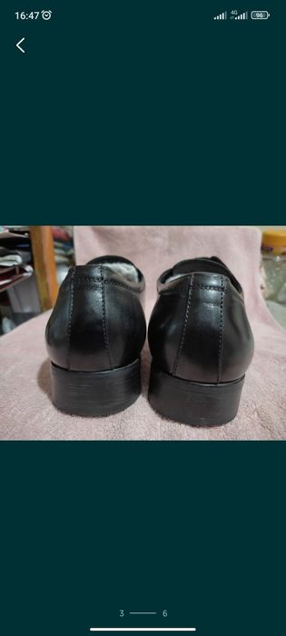 Мужские кожаные туфли