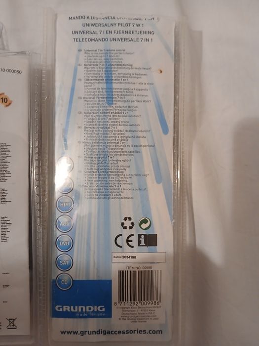 Telecomenzi universale GRUNDIG SLIM SI HITECH