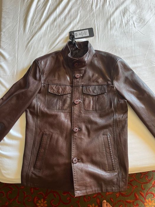 Куртка мужская кожаная